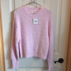 NWT- Altar'd State Soft Pink Crew Neck Sweater